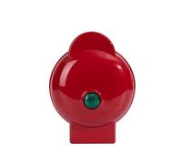 Jooehyer Mini Gofrera EléCtrica Antiadherente de 4,5 Pulgadas, SáNdwich de DiseñO Compacto, Huevos, Enchufe de la UE Rojo FáCil de Limpiar