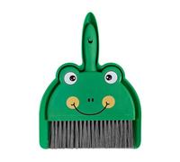 Jooehyer Mini Recogedor de Escoba,Juego de Limpieza Pequeño de Bonitos para Niños,Juguetes para Juego de Imitación,Juego de Ayudante de Limpieza para Niños Pequeños, Rana