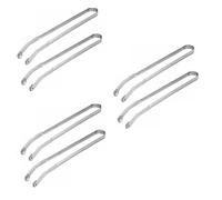 Jooehyer Pinzas para Girar Salchichas para Barbacoa, Pinzas para Barbacoa, Herramienta para Parrilla de Barbacoa, Artículos Esenciales Barbacoa, Pinzas Barbacoa Acero Inoxidable, 6 Piezas