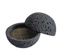 Jooehyer Planeta JaponéS Piedra VolcáNica de ConcepcióN ArtíStica PéNdulo Mariscos Sushi Sashimi de Hielo de Humo, 15 cm