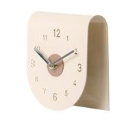 Jooehyer Reloj Muy para Sala de Estar, Dormitorio, Entrada, Vitrina para Vinos, Reloj de Escritorio Moderno, Decoración en Cremoso