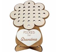 Jooehyer Soporte de Flores Escogido A Mano para el Día de la Madre, Paquete de Soporte de Flores DIY, Regalo para Abuela de Nieta Abuela