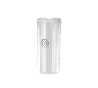 Jooehyer Tanque de Almacenamiento Granos Compartimiento Plástico Tanque Almacenamiento Cocina Caja de Almacenamiento de Frijoles Sellada Cuatro Cajas de Almacenamiento Cubiertas 3000Ml