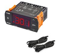 Jooehyer Termostato de Alta Precisión para Refrigerador/Congelador EK3030 de 220 V, Controlador de Descongelación de Refrigeración, Interruptor de Gabinete de Isla.