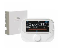 Jooehyer Termostato Inalámbrico para Hogar Inteligente Tuya WiFi, Batería, Calentador de Agua A Gas, Controlador de Temperatura Digital, Color