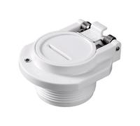Jooehyer W400BWHP Cerradura de Seguridad para Aspiradora, Adaptador de Aspiradora de Piscina de Rotación Libre para Manguera Limpiador de Piscinas Accesorio de Pared