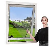 JOOFAN - Mosquitera Para Ventanas Magnetica Mosquitera Ventana, MáX. 150 X 145 CM, Marco MagnéTico Para Mosquitera, Lavable, Color Blanco, No Requiere PerforacióN, Resistente Al Agua