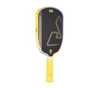 JOOLA Agassi Heat Vision - Paleta de pickleball de 16 mm, nueva forma con punto dulce extendido, superficie de fibra de carbono texturizada para giro, película SK para menos vibración, aprobada por