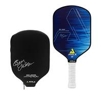 JOOLA Ben Johns Hyperion Pickleball Paddle - Superficie de Carbono, Grano Alto y Giro, Mango Alargado, núcleo de Panal de Polipropileno, Cubierta Personalizada