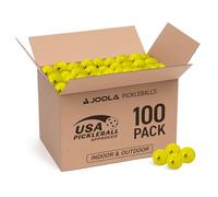 JOOLA Pickleball Primo Balls 3 Estrellas Exteriores e Interiores con certificación USAPA, 26 Gramos, 74 mm de diámetro, Amarillo, 100 Unidades