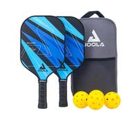 JOOLA Pickleball Set Ben Johns Blue Lightning 2 Raquetas 4 Bolas Bolsa