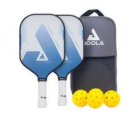 JOOLA Pickleball Set Tundra 2 Raquetas 4 Bolas Bolsa Hobby Principiante