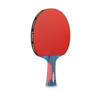 JOOLA Raqueta de Ping Pong Junior Pro ITTF aprobada para niños, Raqueta de Tenis de Mesa, 5 Estrellas, Mango Azul/Rojo, Grosor de Esponja de 1,8 mm