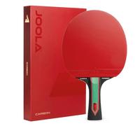 JOOLA Raqueta de tenis de mesa Red Carbon Control - Raqueta de tenis de mesa con revestimiento Vizon y caja magnética
