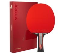 JOOLA Raqueta de tenis de mesa Red Carbon Pro/Control/X - Raqueta de tenis de mesa de carbono con caja magnética