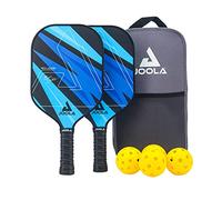 JOOLA Set de Pickleball Blue Lightning Incluye 2 Palas, 4 Pelotas y Bolsa, Ideal para Jugadores Recreativos, Ben Johns, 7 Piezas