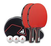 JOOLA Juego de Tenis de Mesa Duo Pro 2 Match Pro Raqueta 3 Pelotas Bolsa ITTF...
