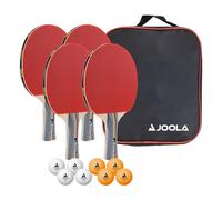JOOLA Juego de Tenis de Mesa JOOLA Team School 4 Raquetas 8 Pelotas Bolsa Pin...