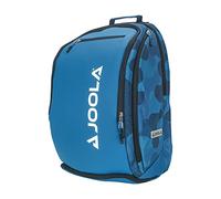 JOOLA Vision II Deluxe Pickleball Bag - Mochila de pickleball grande para 4 paletas y equipo de pickleball, gancho para valla, bolsillos adicionales, almacenamiento ventilado para zapatos, color azul, Blue