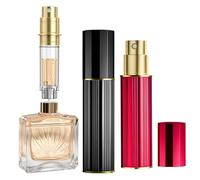 JOOMOKO Atomizador de perfume, botella de viaje de perfume, botella atomizadora de 10 ml, botella de spray de perfume recargable y de tamaño de viaje, dispensador de colonia fácil de rellenar, para