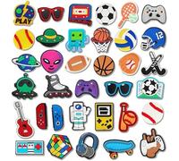 joonnair 35 Piezas Adornos para Zapatos, Shoe Charms PVC, Pins para Crocs, Decoración de Zapatos para Enfermeras, jibbitz Zapatos Clog Regalos per Cumpleaños y fiestas para niños y adultos