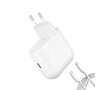 joonnair Cargador USB C de 45W con Cable Tipo C de 1,5M para Google Pixel, Fuente de alimentación USB C Carga rápida PD 3.0 para iPhone, Samsung, Xiaomi, Enchufe Adaptador de Cargador rápido Tipo C