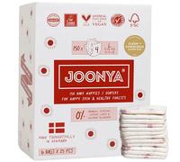 Joonya Pañales para bebé, tamaño 4 L (7-4 kg) - 6 bolsas de 25 (150) - **Nueva gama** - No tóxico, ecológico, ultra delgado, uso nocturno - Fabricado en Dinamarca