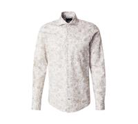JOOP! Camisa 'Pares2' marrón claro / blanco L-XL marrón claro / blanco