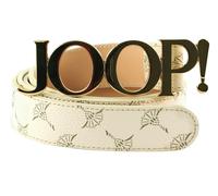 JOOP cinturón 3,0 CM Women's Logo Belt W90 Cream White