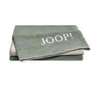 Joop! Manta lisa de doble cara, color jade plateado