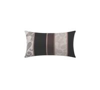 JOOP Funda de almohada de satén 40x80cm PAISLEY STRIPES Negro negro