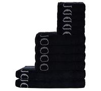 Joop! Juego de toallas de mano, 10 piezas, clásicas, 2 toallas de ducha, 4 toallas de mano, 4 toallas de invitados, color negro