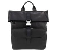 JOOP! Loreto Rico Mochila negro, cuero, hombre, 15L