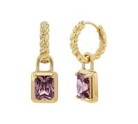 JOOP! Pendientes de aro para mujer, color plata, se entregan en caja de regalo de joyería.