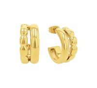 JOOP! Pendientes de aro para mujer, color plata, se entregan en caja de regalo de joyería.
