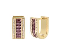 JOOP! Pendientes de plata de ley 925 para mujer, pendientes, plata 925 rodiada, parcialmente con piedra preciosa, viene en una caja de regalo de joyería.