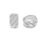 JOOP! Pendientes de plata de ley 925 para mujer, pendientes, plata 925 rodiada, parcialmente con piedra preciosa, viene en una caja de regalo de joyería.