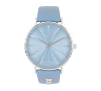 JOOP! Reloj de Pulsera analógico de Cuarzo para señora, con Correa de Piel, Azul, Resistente al Agua 5 Bar, se Entrega en Estuche de Regalo, 2035663