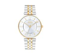 JOOP! Reloj de Pulsera de señora de Cuarzo analógico, con Brazalete de Acero Inoxidable, Bicolor, 5 Bar de Resistencia al Agua, Sistema End of Life, Viene en Caja de Regalo, 2033711
