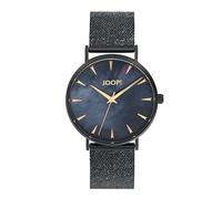 Joop! Reloj de Pulsera para Mujer, Reloj de Cuarzo analógico, con Correa de Acero Inoxidable, Negro, Resistente al Agua hasta 5 Bar, Viene en Caja de Regalo para Relojes, 2036606