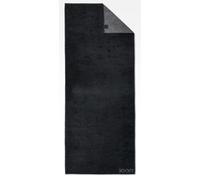 JOOP! Toalla de playa 'Doubleface' gris oscuro / negro One Size gris oscuro / negro