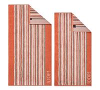 Joop! Toallas Move Stripes 1692 de albaricoque - 33 toallas de baño (80 x 150 cm), diseño de rayas