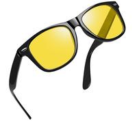 Joopin Gafas Amarillas Hombre y Mujer Conducción Nocturna Cristal Amarillo para Conducir de Noche Gafas Vision Nocturna Antireflejos UV400 Yellow Night Driving Glasses