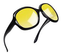 Joopin Gafas Conducir Noche para Mujer Gafas Amarillas Visión Nocturna para Conducción Protección 100% UV400