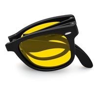 Joopin Plegables Gafas de Sol Polarizadas Unisex Clásicas Amarillas