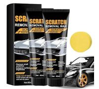 Jooseen 2026 Upgrade Car Scratch Removal Wax, Scratch Remover for Vehicles with Sponge, Car Scratch Repair Kit for Light & Deep Scratches (2 Pack)
