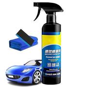 Jooseen 3 in 1 Car Coating Spray, Quick Effect Nano Coating Agent, Waterless Wash & Wax Polish, Hydrophobic Paint Protection, High Gloss Shine Restore for Auto Body Glass & Wheels (1PC)