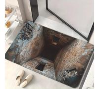 Jooseen 3D Optical Illusion Rug Realistic - 3D Carpet Bottomless Hole Optical Illusion Area Rug, Creative Visual Accent for Entrances, Play Areas & Indoor Spaces (Style_17,19.68x31.49in)