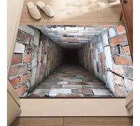 Jooseen 3D Optical Illusion Rug Realistic - 3D Carpet Bottomless Hole Optical Illusion Area Rug, Creative Visual Accent for Entrances, Play Areas & Indoor Spaces (Style_12,15.75x23.62in)