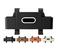 Jooseen Backseat Car Organizer with Cup Holders, Tissue Box & Phone Holder, 3 in 1 Seat Back Storage Box for Daily Driving, Travel & Family Use (Black)